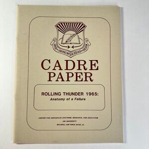 Booklet Cadre Paper Rolling Thunder 1965